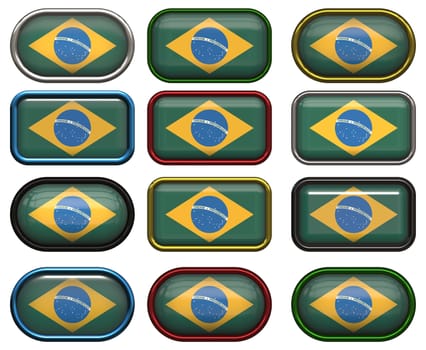 twelve buttons of the Flag of Brazil