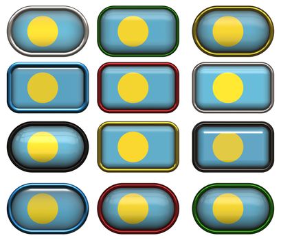 twelve buttons of the Flag of Palua