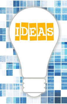 Ideas Thinking Concept with a Light Bulb