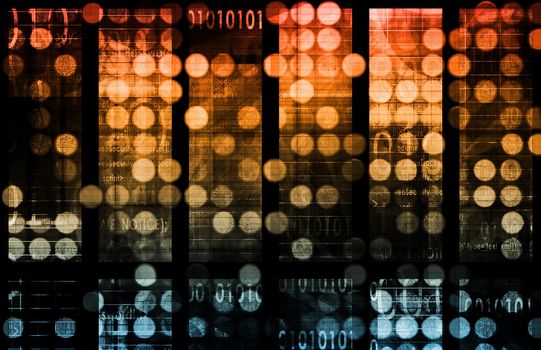 Futuristic Abstract as a Technology Background Art