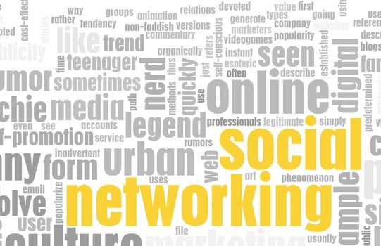 Social Networking Site Online Concept On Internet