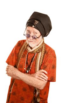 Senior New Age Man with Crossed Arms