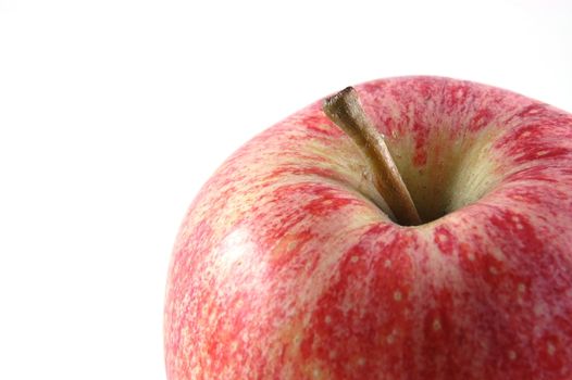 Red apple isolated on a white background