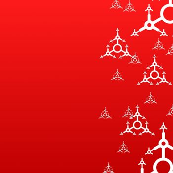 red xmas background with copyspace for text message