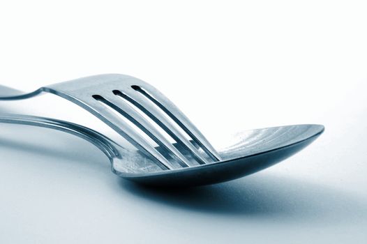 abstract fork background as a food concept
