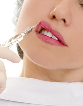 Lip augmentation performed under local anesthesia will enhance or restore a fuller shape to lips.  The most common way to increase lip size is with injectable fillers such as collagen, restylane, fat, hyaluronic acid, aquamid or goretex. 