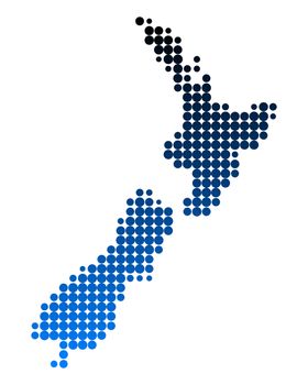 Map of New Zealand