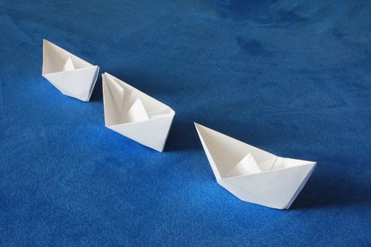 paper ship showing concept of global economy and globalisation