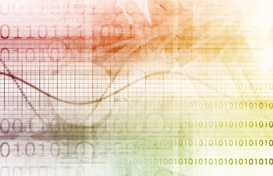 Business Abstract Technology as a Background Art