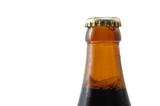 bottle of beer isolated on white background