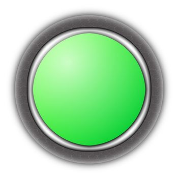 empty button isolated on white with copyspace