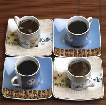 cups of coffee