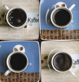 cups of coffee