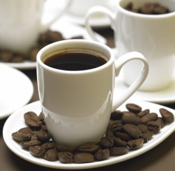 cups of coffee