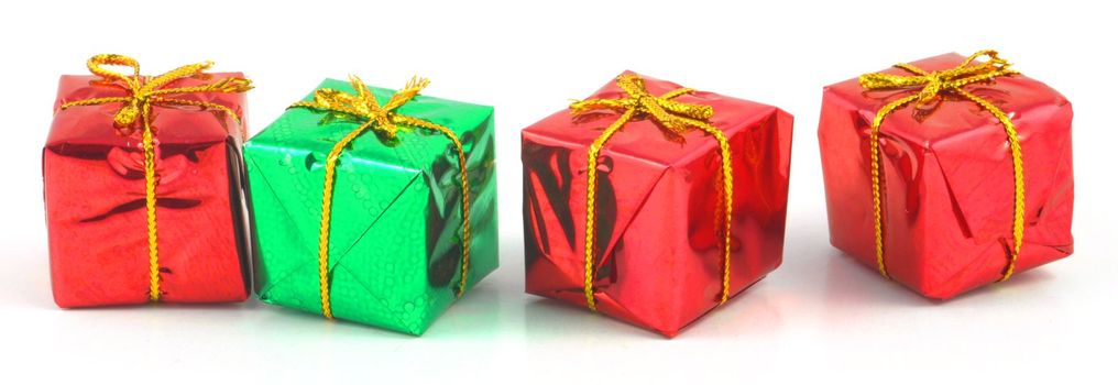 xmas holiday present box showing christmas concept