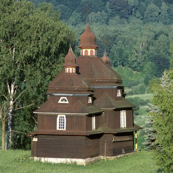 wooden church, Nizny Komarnik, Slovakia