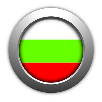 bulgaria button flag sign or badge for website