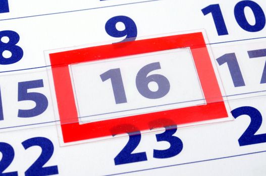 calendar date showing day week and month of the year