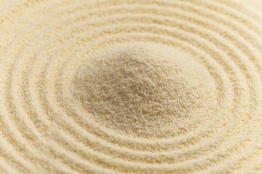 Small hillock from sand - an art composition