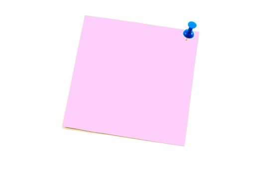 note paper isolated on a white background