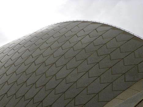 Part of roof Opera House. Taken in Sydney. 