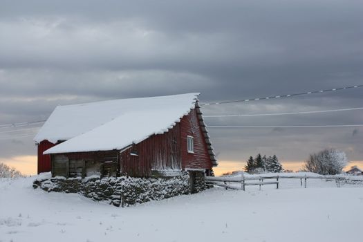 Picture taken of an old barn in Karmøy, Norway