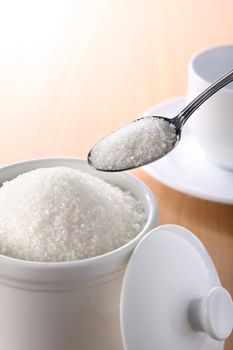 A teaspoonful of sugar for your coffee or tea
