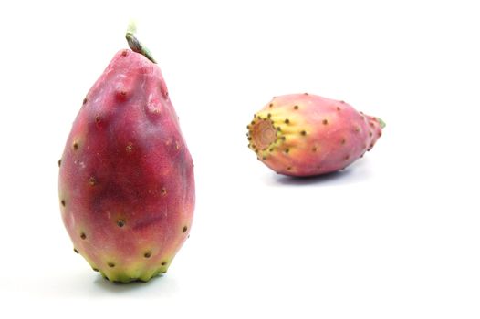 Dragon fruit isolated on a white background.