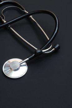 medical instument stethoscope with copyspace for text message