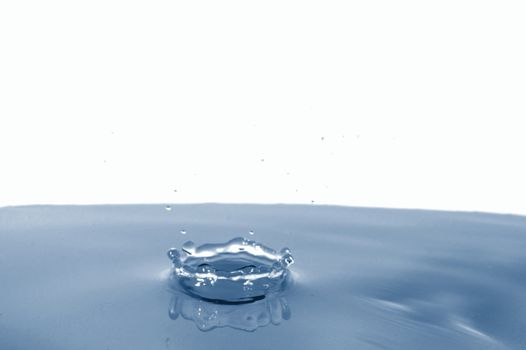 splashing water drop showing a health concept