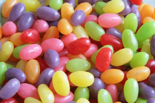 colorful jelly beans can be used as background

