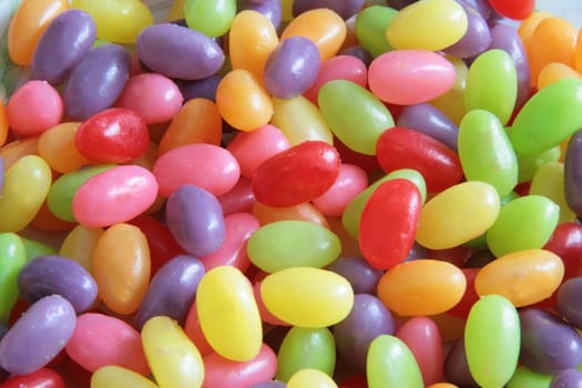colorful jelly beans can be used as background
