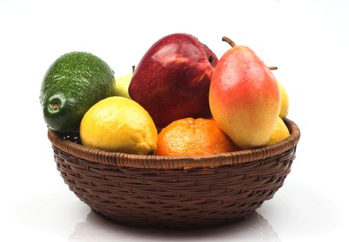 Various fruits as a background