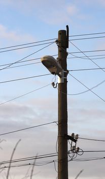 A distribution line over sky