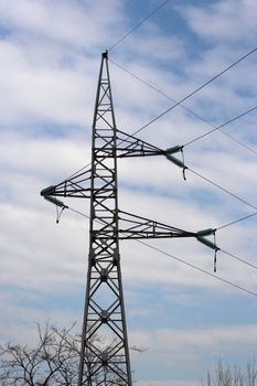 A distribution line over sky