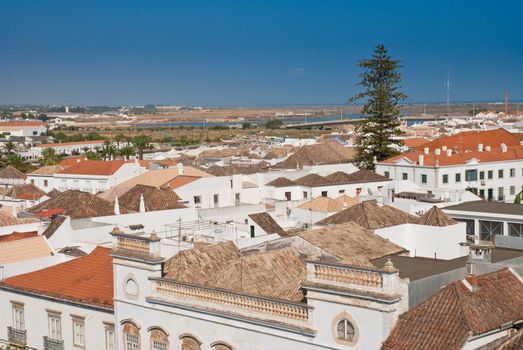 Old City of Tavira, Algarve, Portugal.