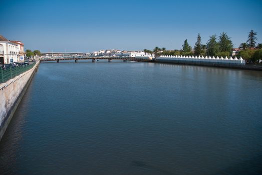 Old City of Tavira, Algarve, Portugal.