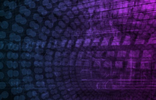 A Medical Science Technology as Art Background