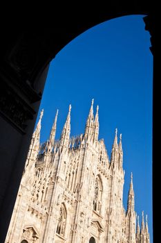 The Gothic cathedral took nearly six centuries to complete. It is the fourth largest cathedral in the world and by far the largest in Italy.