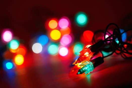 Various holiday lights