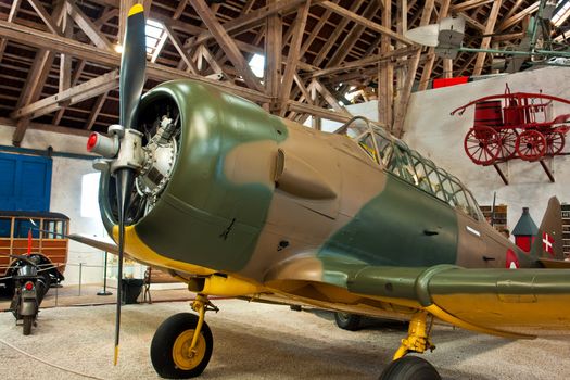 North American T6 Harvard classical vintage WW2 plane