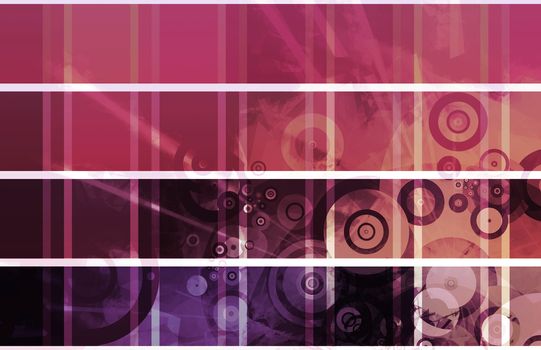 Website Headers Design Clip Art Set Blank