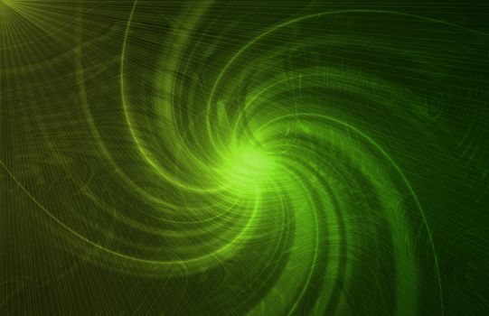Fractals Abstract as Background With Many Circles