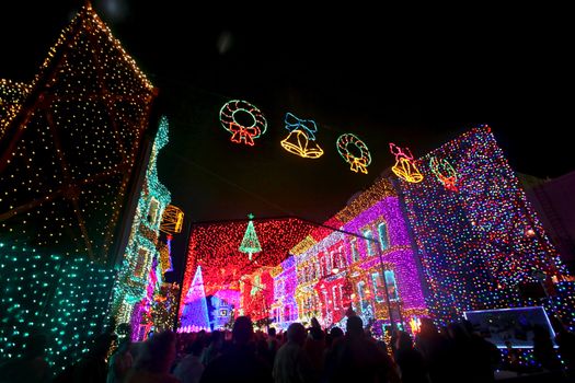 The Osborne Family Spectacle of Dancing Lights at Hollywood Studios in Disney World, Orlando, Florida, December 16th 2009