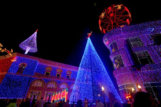 The Osborne Family Spectacle of Dancing Lights at Hollywood Studios in Disney World, Orlando, Florida, December 16th 2009