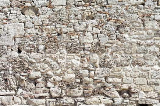 The Background from high detailed fragment stone wall