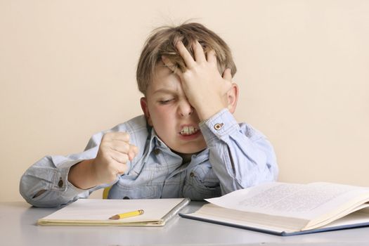 Frustration with homework or schoolwork or child with learning difficulties.
