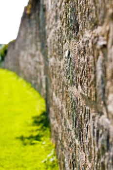 detail of an old wall