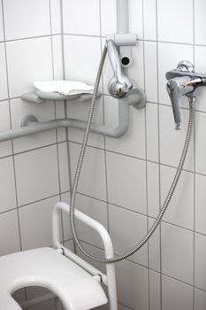 Disabled toilet and shower