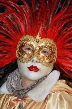   Beautiful mask in Venice, Italy